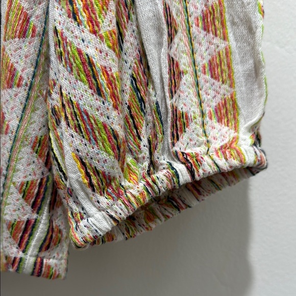 Lillian Puff Sleeve Top Medium Boho - Picture 4 of 6